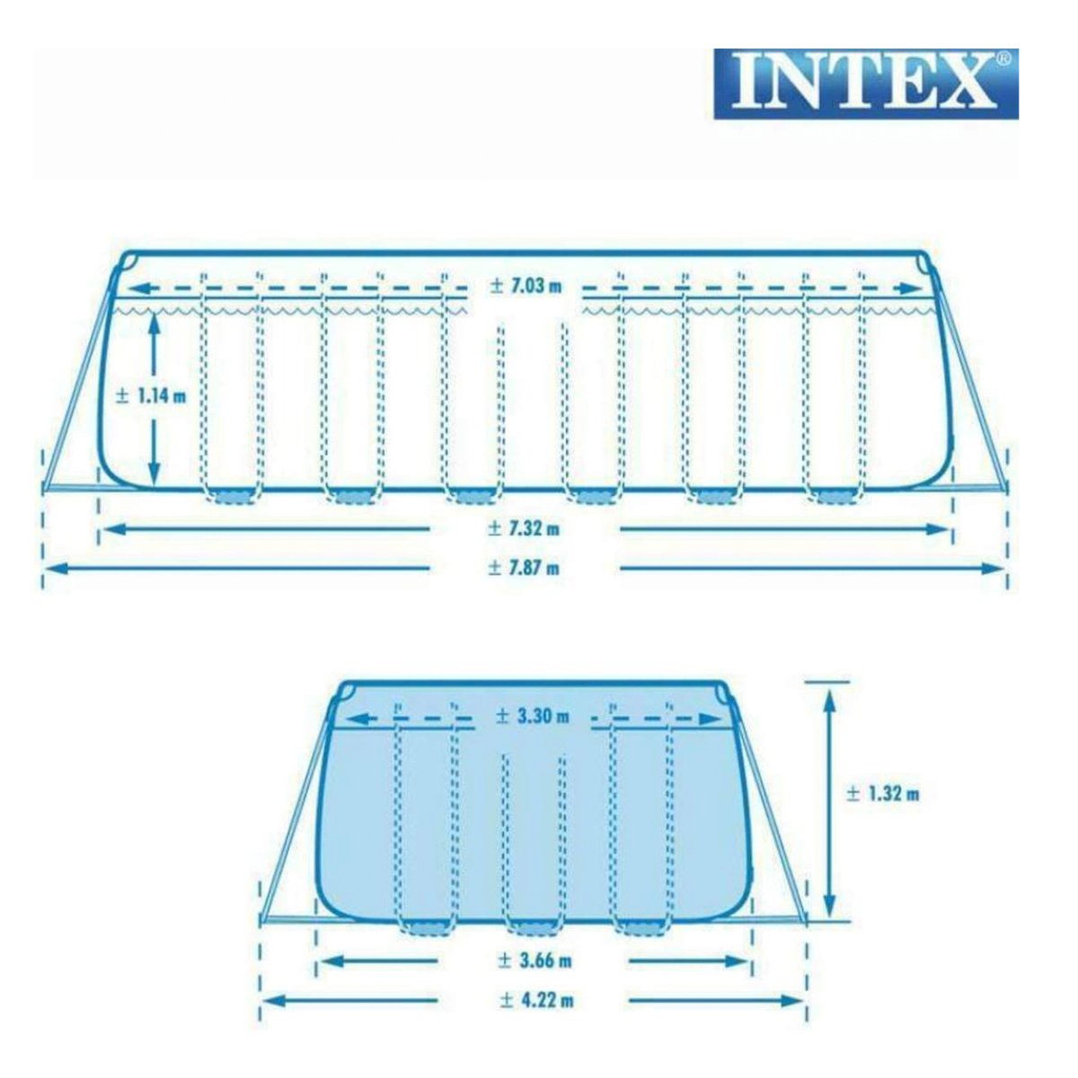 Intex Ultra Frame Swimming Pool 26364 24Ft