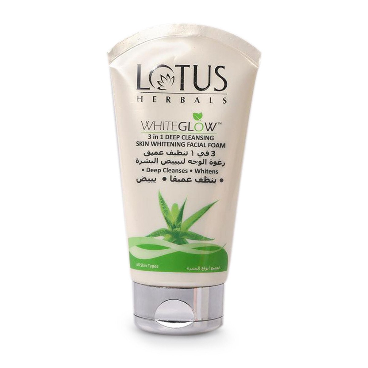 Lotus Herbals Facial Foam White Glow 3in1 Deep Cleansing 100 g