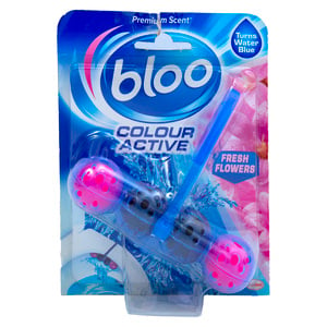Bloo Colour Active Fresh Flowers Toilet Rim Block 50 g