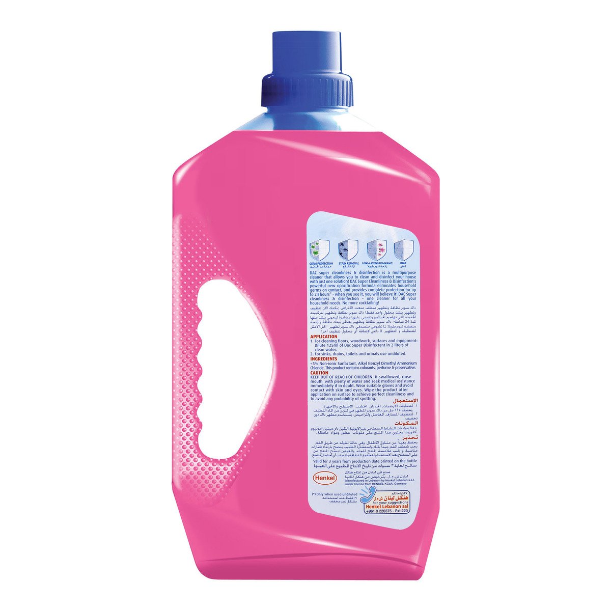 Dac Super Disinfectant Rose Bloom 1.5 Litre