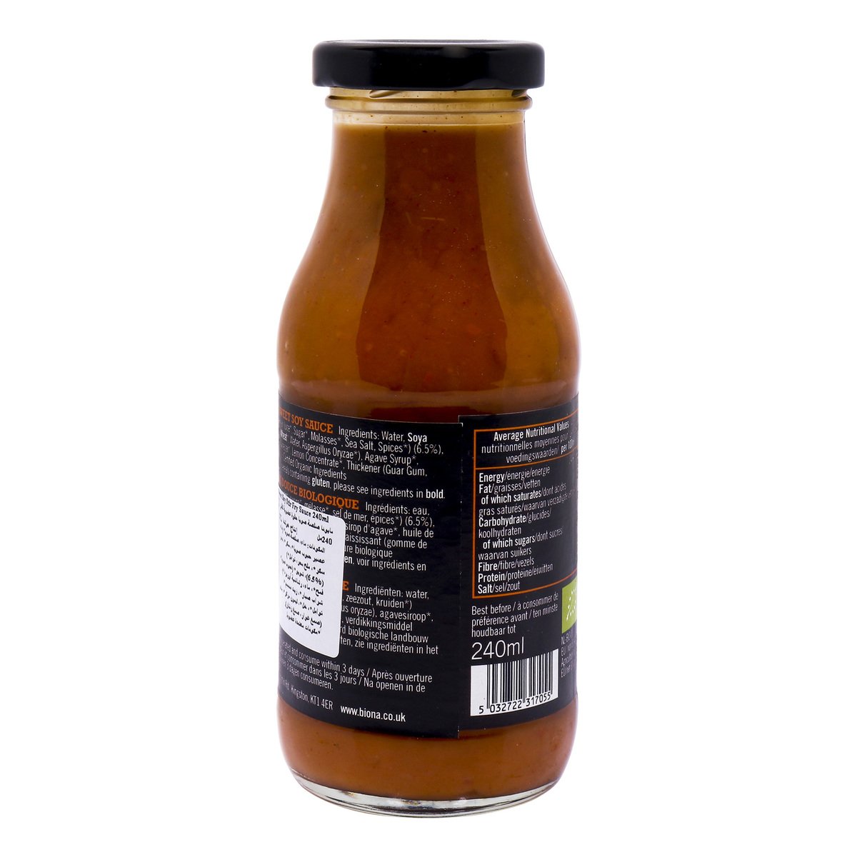 Biona Organic Sweet Soy Stir Fry Sauce 240 ml