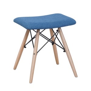 Maple Leaf Home Wooden Stool 32x42x44cm Blue