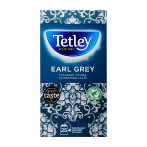 Tetley Earl Grey Black Tea 25 pcs