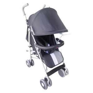 First Step Baby Buggy Stroller B-818 Dark Grey