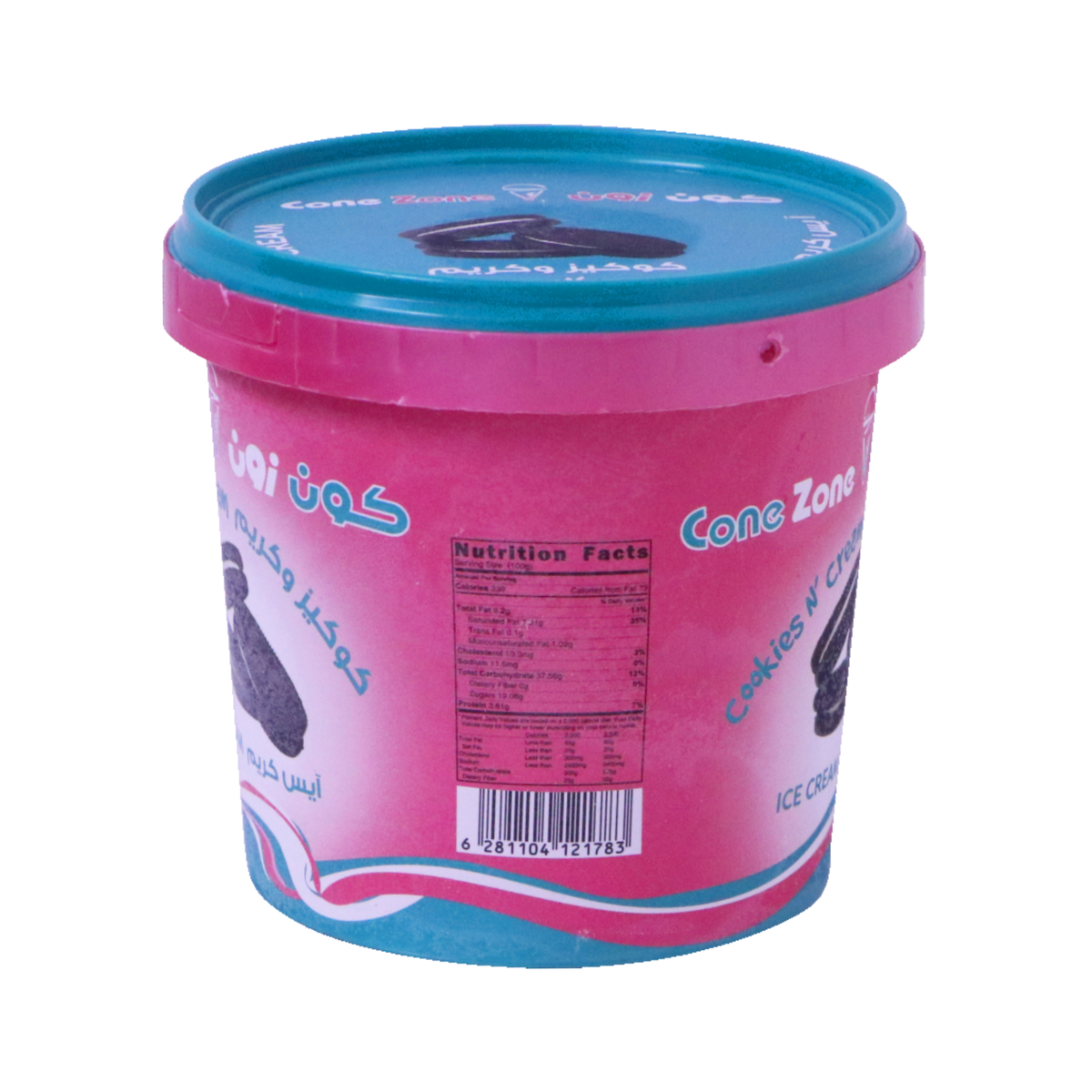 Cone Zone Cookies N' Cream Ice Cream 500 ml