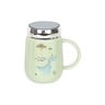 Mountain Ceramic Mug With Lid 550ml A319-1 Assorted Colors & Designs