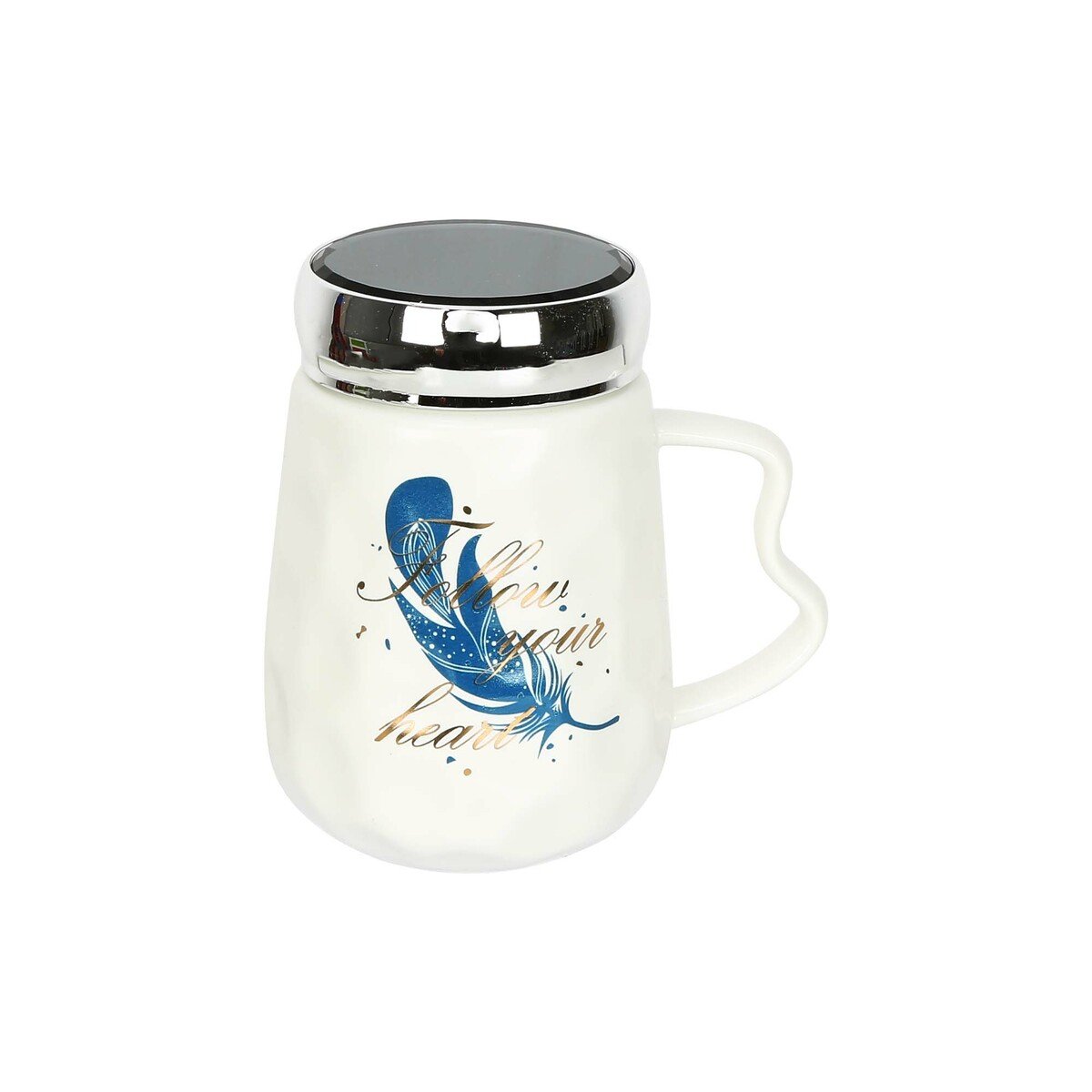 Mountain Ceramic Mug With Lid 550ml A285-10 Assorted Designs