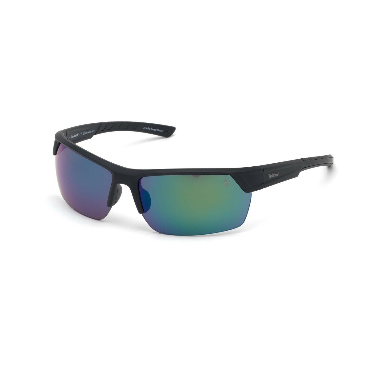 Timberland Men Sunglass TB9193 Wrap on Black