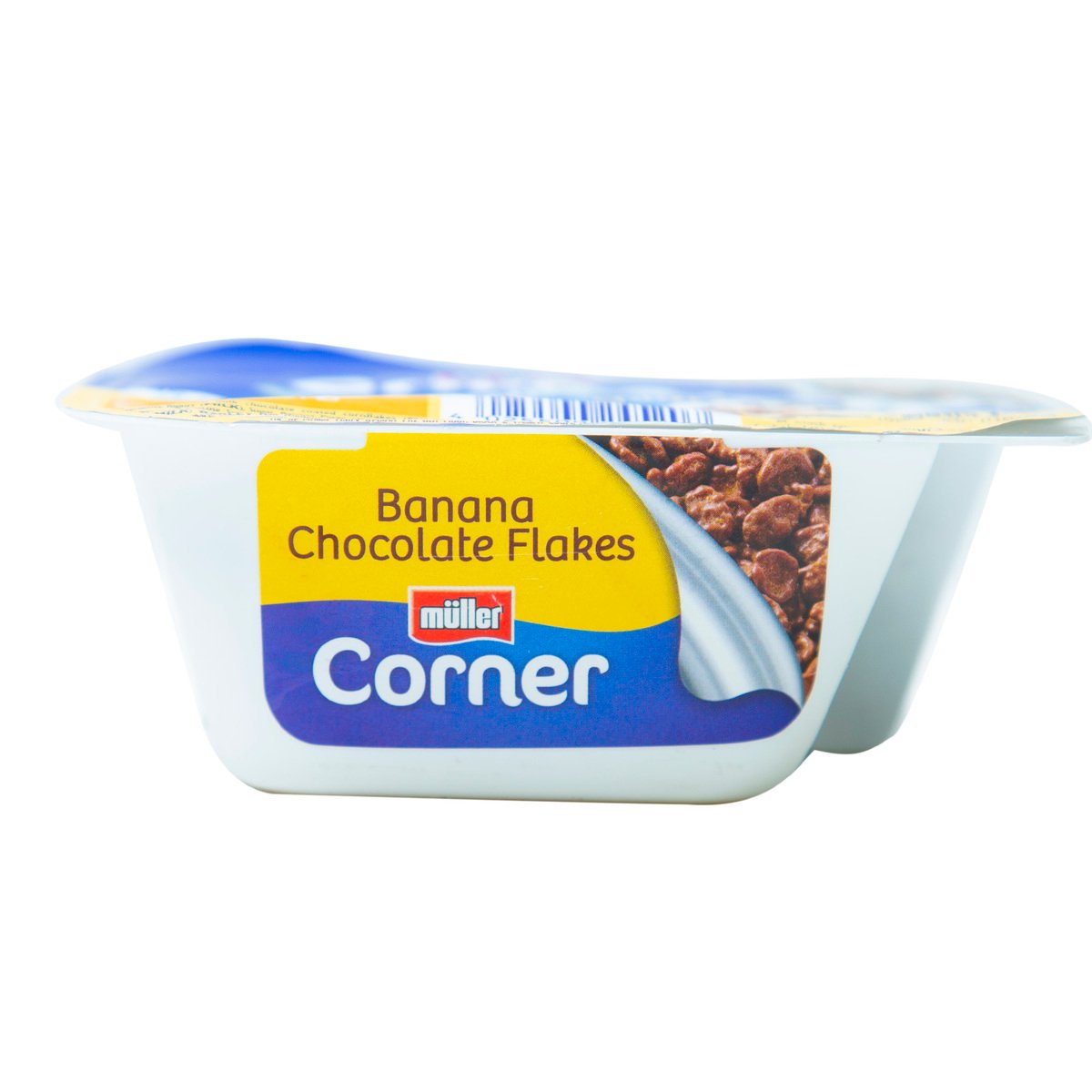 Yogurt Müller banana and flakes in chocolate 3.8% 150g