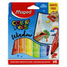 Maped Color'Peps Felt-Tip Pens Window + Cloth 6pcs