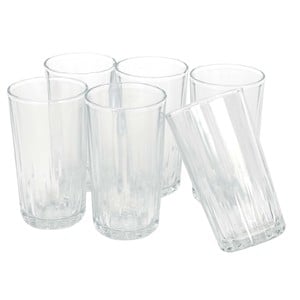 Crystal Drops Glass Tumbler 280ml 6pcs