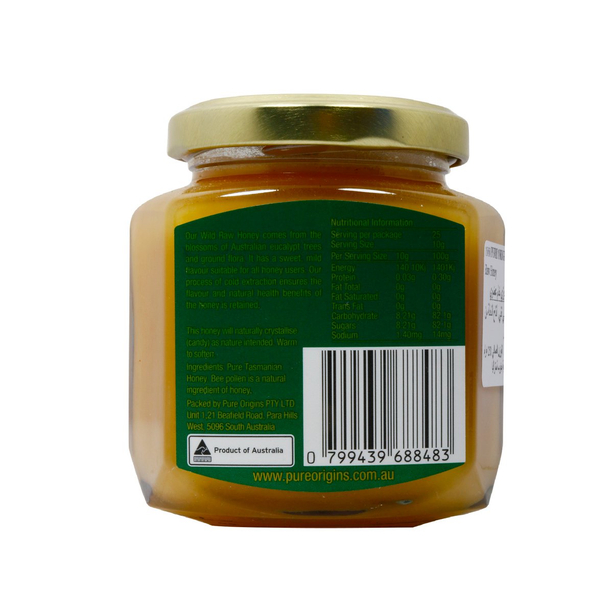 Pure Origins Australian Wild Raw Honey 250 g