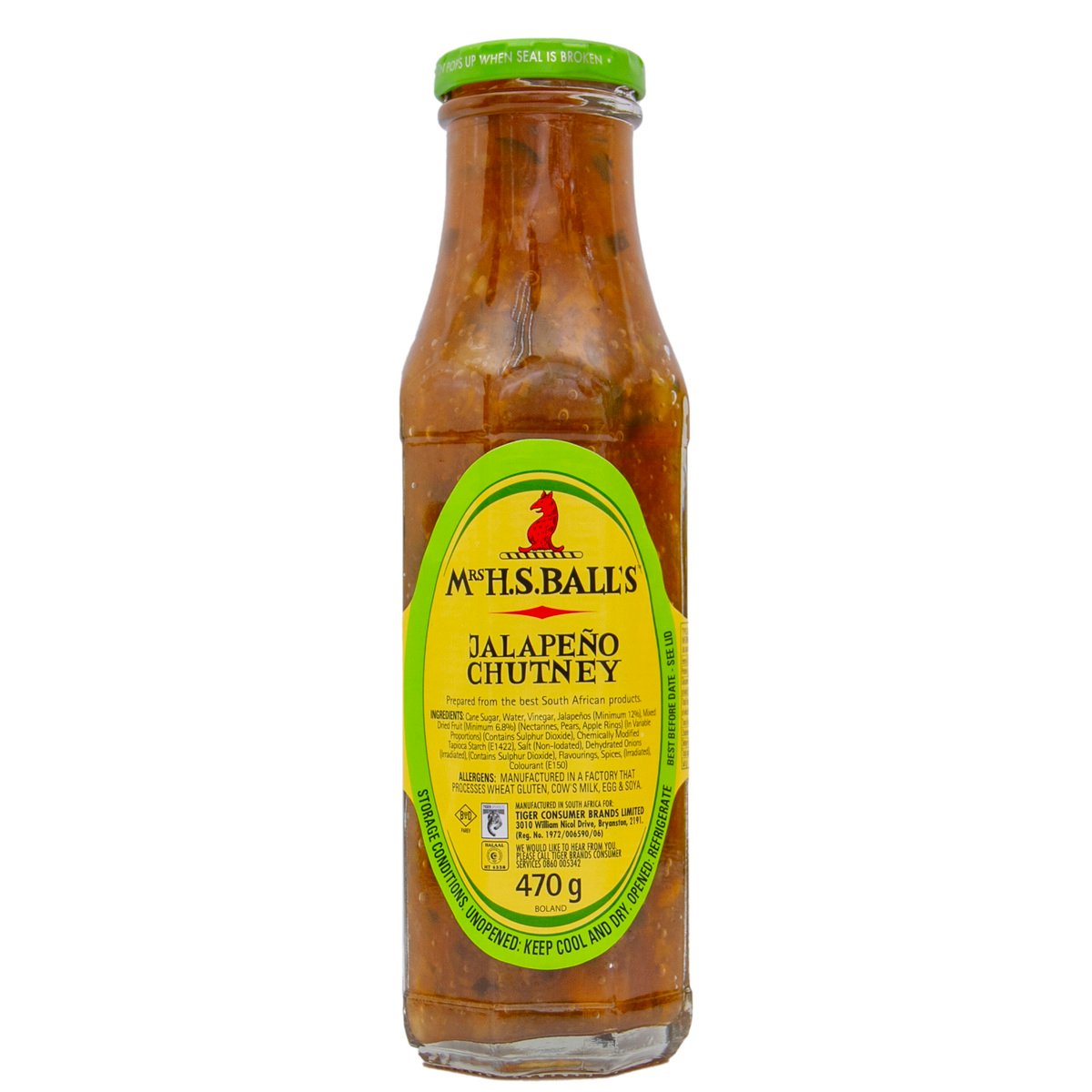 Mrs H.S.Ball's Jalapeno Chutney 470 g