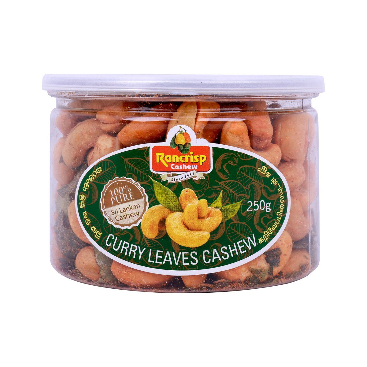 Rancrisp Curry Leaves Cashew 250 g