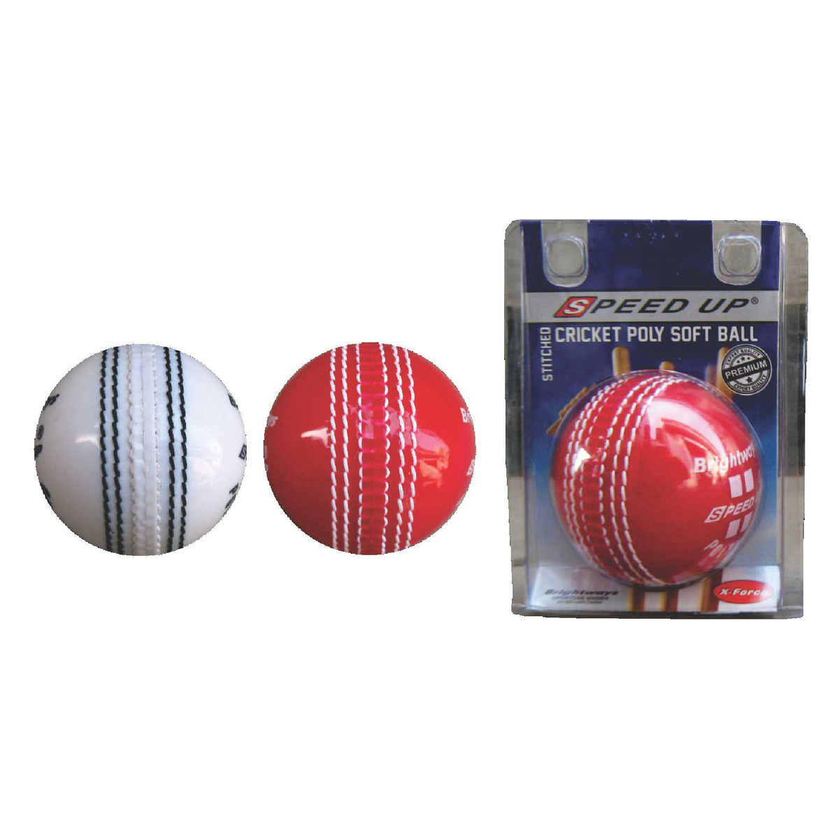 Speed Up Cricket Ball Poly Soft 2138 Assorted 1pc