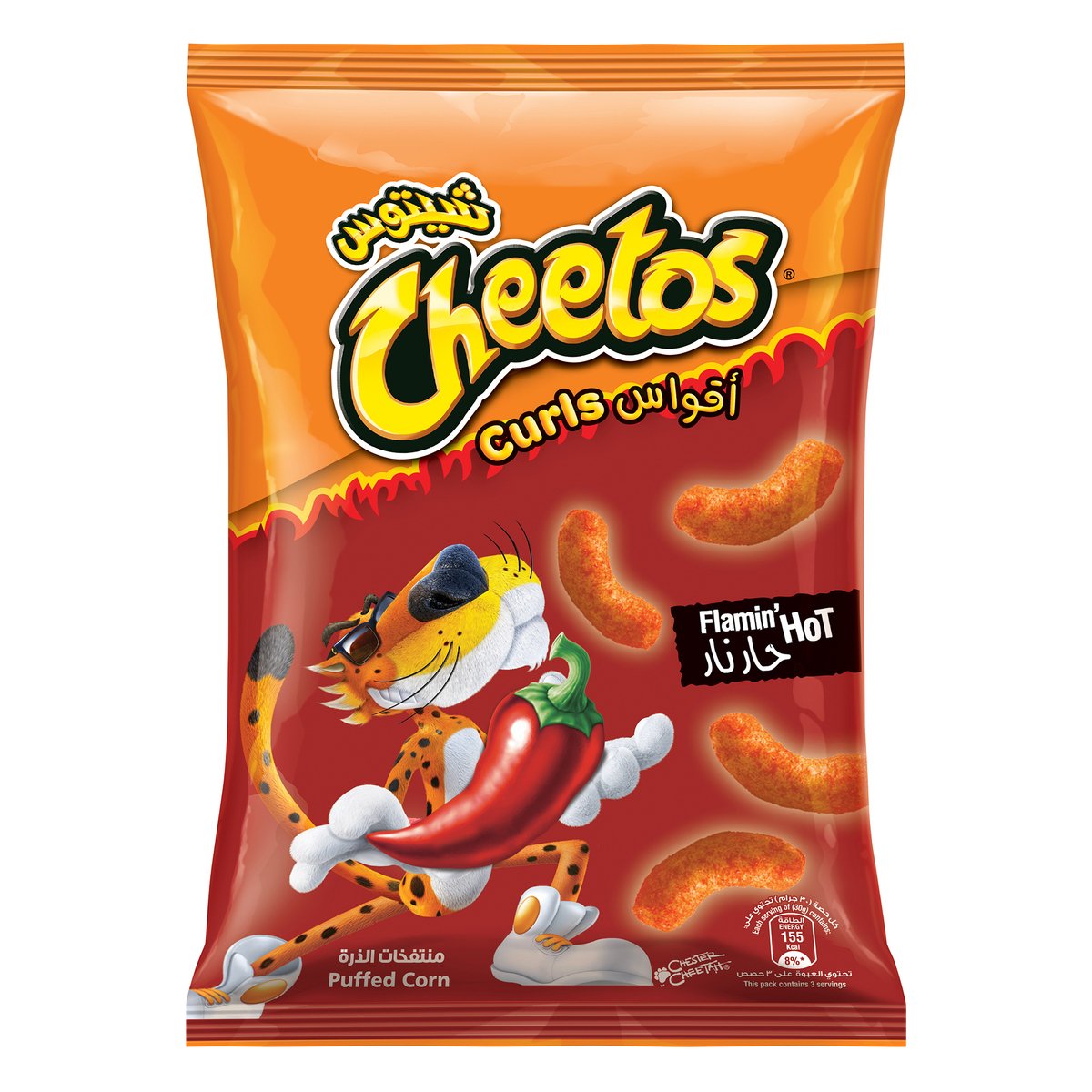 Cheetos Curls Flaming Hot 90 g