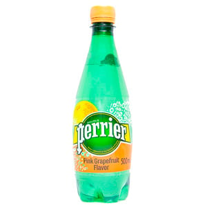 Perrier Sparkling Mineral Water Pink Grapefruit Flavor 500 ml