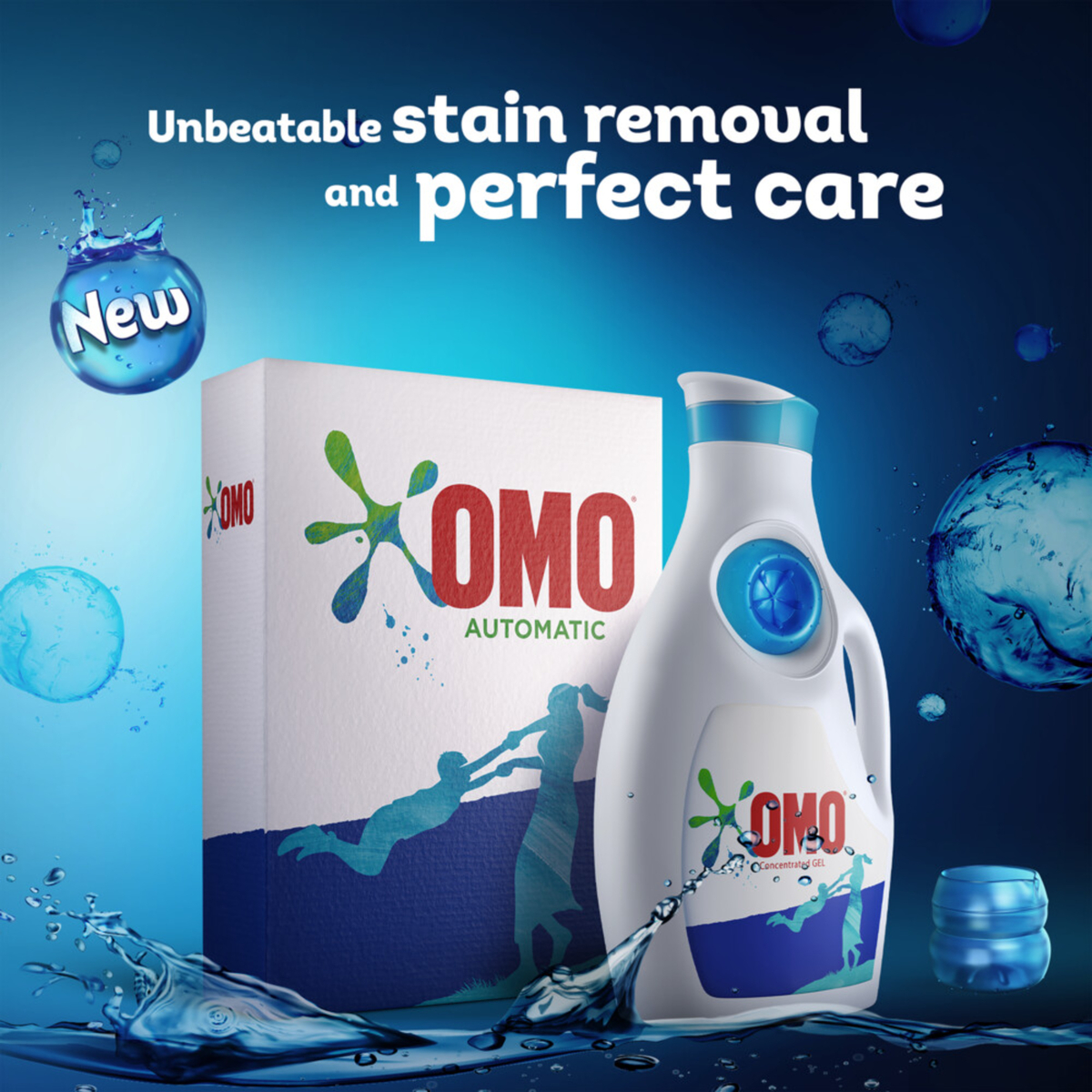 OMO Semi Automatic Washing Powder with Touch of Comfort 2.5 kg