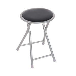 Maple Leaf Foldng Stool Black BS-120-B