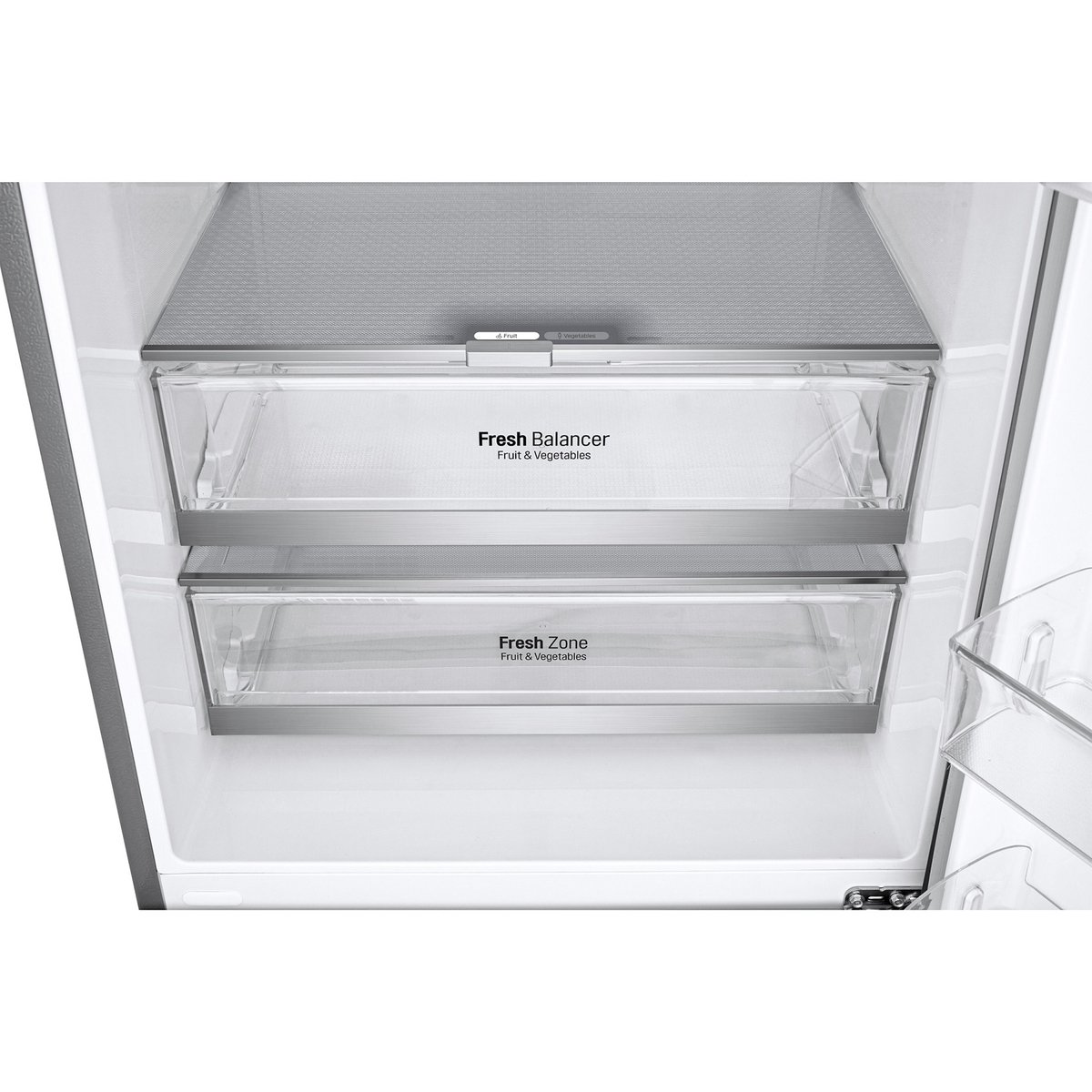 LG Bottom Freezer Refrigerator GR-F589BLCZ 446Ltr, Multi Air Flow, Moist Balance Crisper™, Smart Diagnosis™