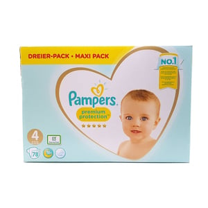 pampers Premium Protection Maxi Pack No.4 9-14kg 78pcs Online at Best Price, Baby Nappies