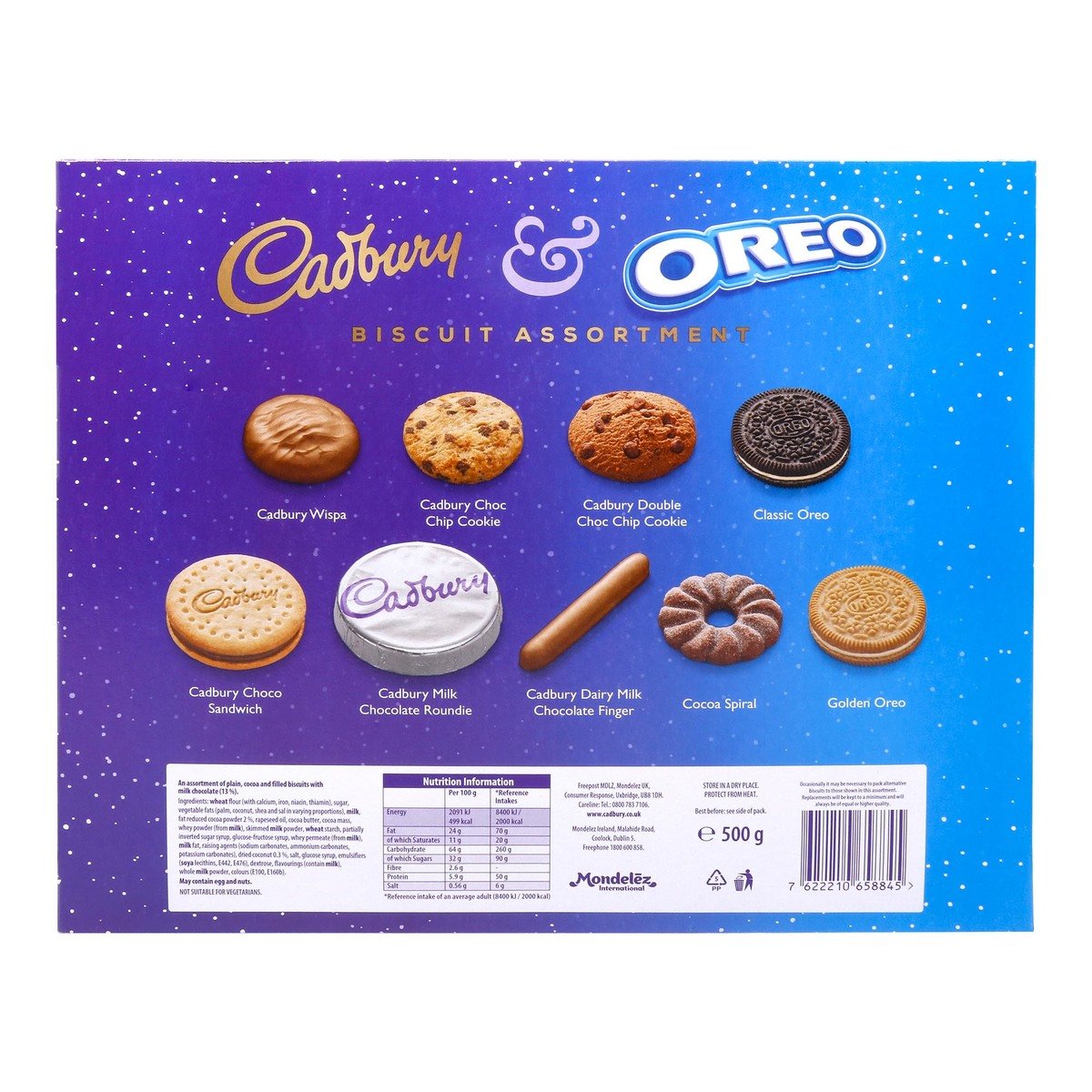 Cadbury & Oreo Biscuit Assortment Box 500 g