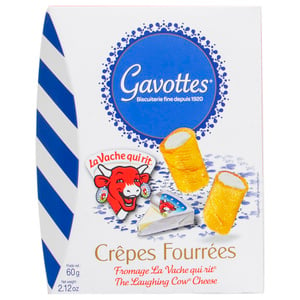 Gavottes Crepes Fourrees Biscuit Filled With Cheese 60 g