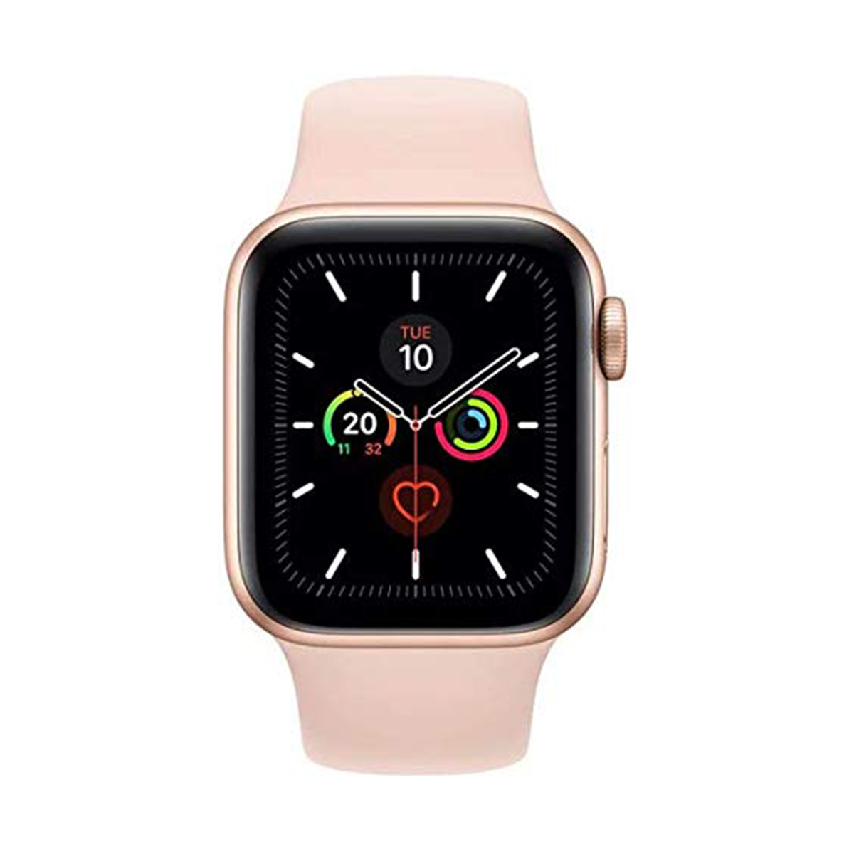 Apple Watch Series 5 GPS MWVE2AE 44mm Gold Aluminium Case with Pink ...