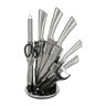 Chefline Stainless Steel Knifes With Stand RLKN01 9pcs