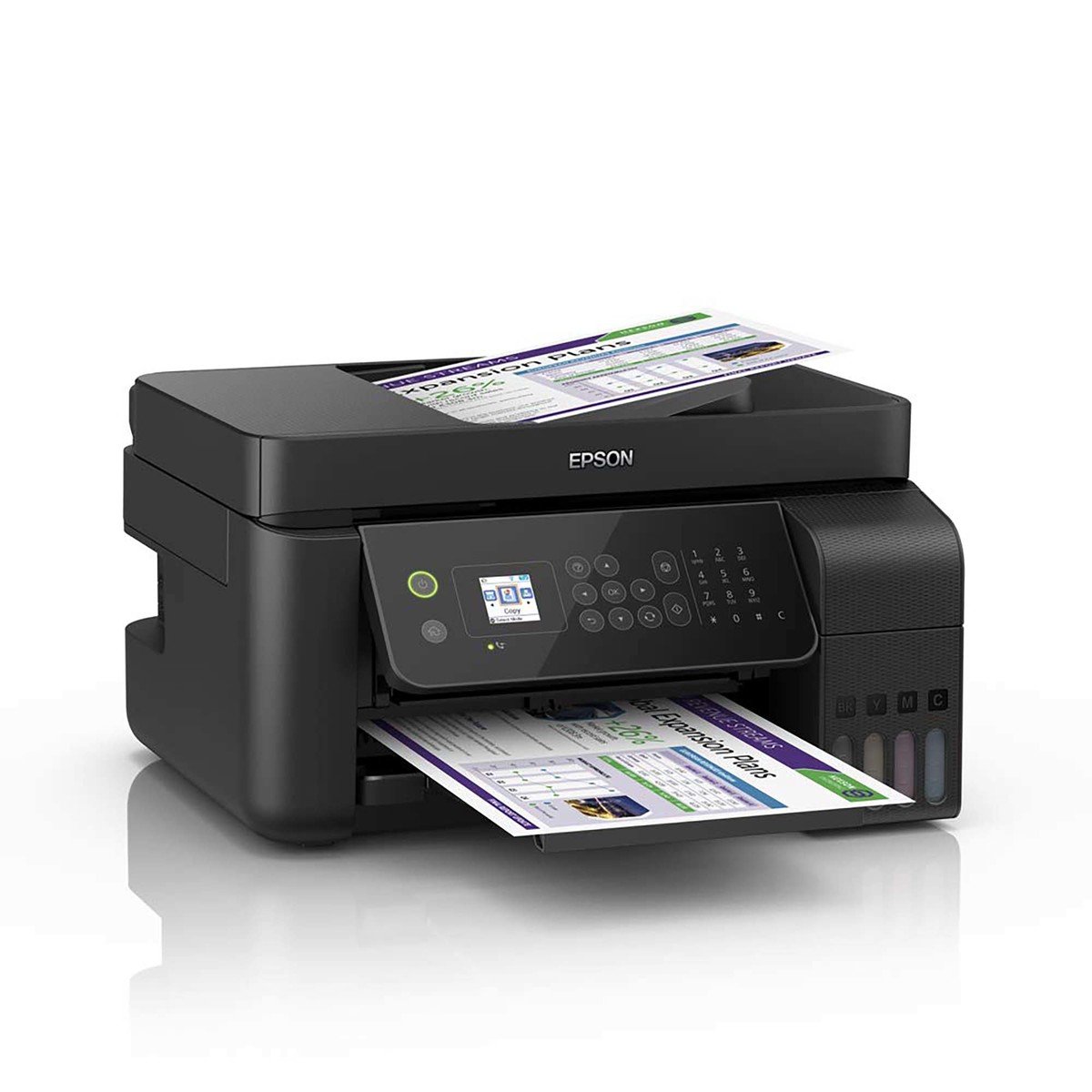 Epson Ecotank L5190 Copyfaxprintscan Multi Function Machine Wifi Inkjet Printer Online At 5222