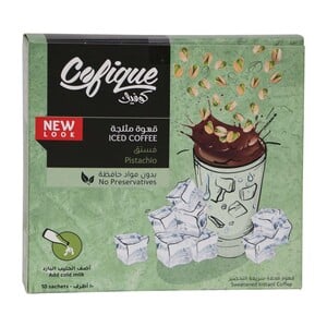 Cofique Iced Coffee Pistachio 10 x 24g