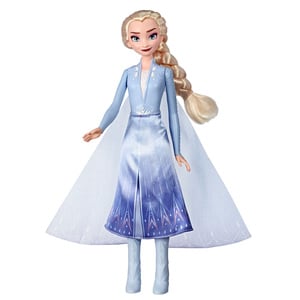 Disney Frozen-II Elsa Magical Swirling Fashion Doll Lights Up 12