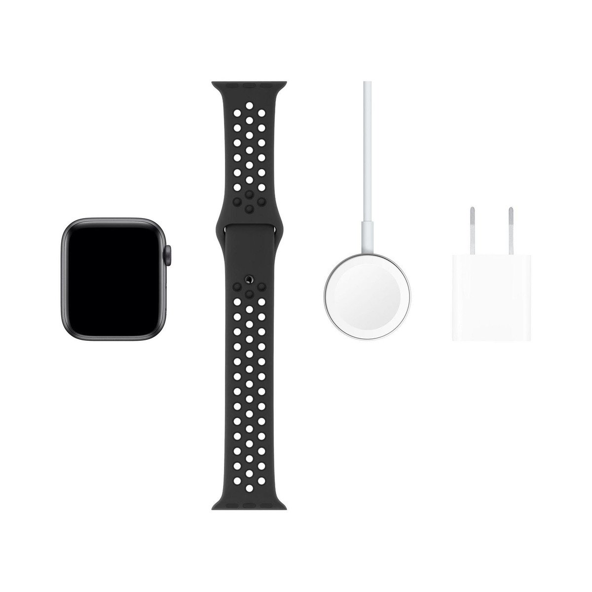 Apple Watch Nike Series 5 MX3W2AE GPS, 44mm Space Grey Aluminium Case with Anthracite/Black Nike Sport Band