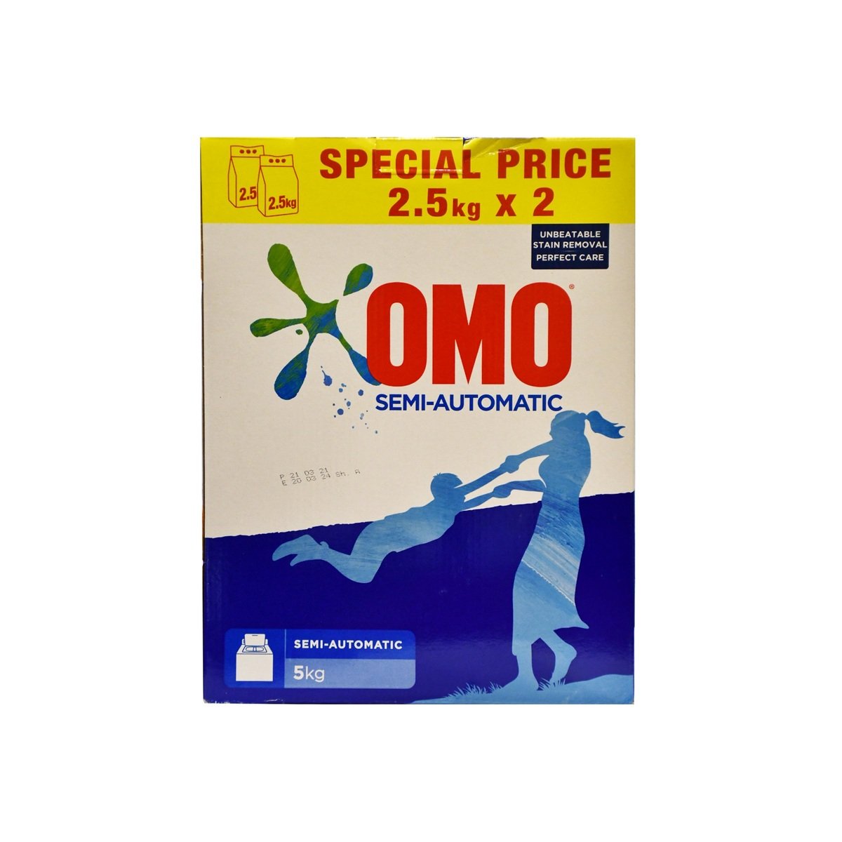 OMO Semi Automatic Washing Powder 2 x 2.5 kg