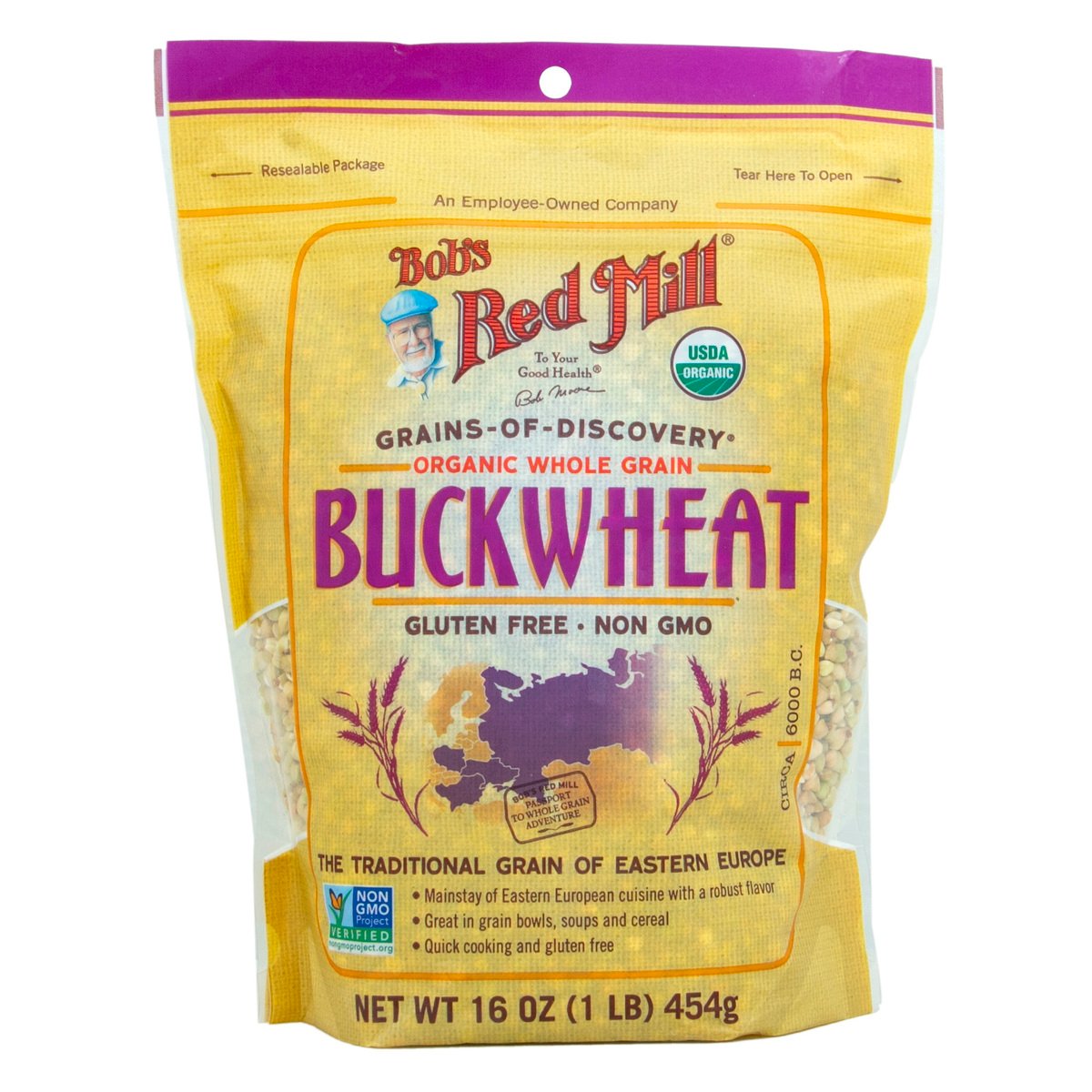 Bob's Red Mill Organic Whole Grain Buckwheat 454 g