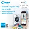 Candy Front Load Washer & Dryer Rapido 9/6KG,1400rpm,Anthracite,Wifi+BT,Steam Function,Class AAA,6 Digit Display,Inverter Motor,ROW4966DHRR/1-19