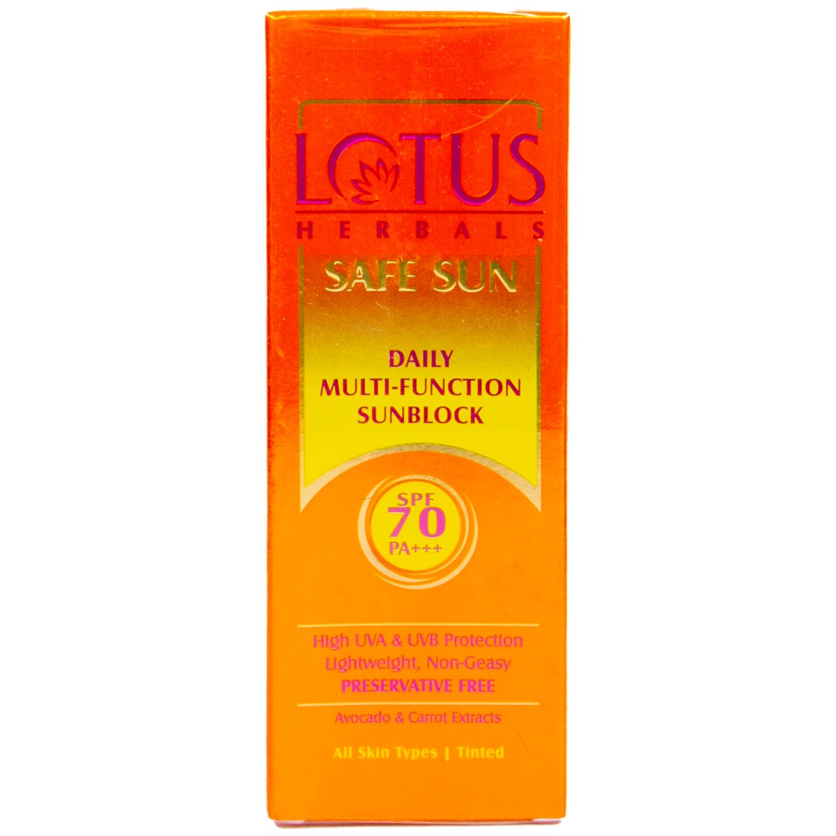 Lotus Safe Sun SPF 70 Daily Multi-Function Sunblock 60 g