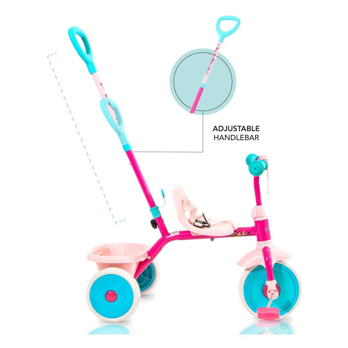 Disney Princess Tricycle With Pushbar SP-5003