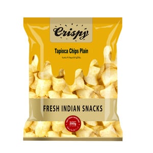 Crispy Tapioca Chips Plain, 200 g
