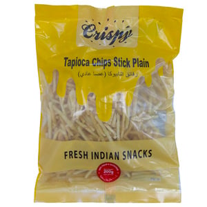 Crispy Plain Tapioca Chips Stick, 200 g