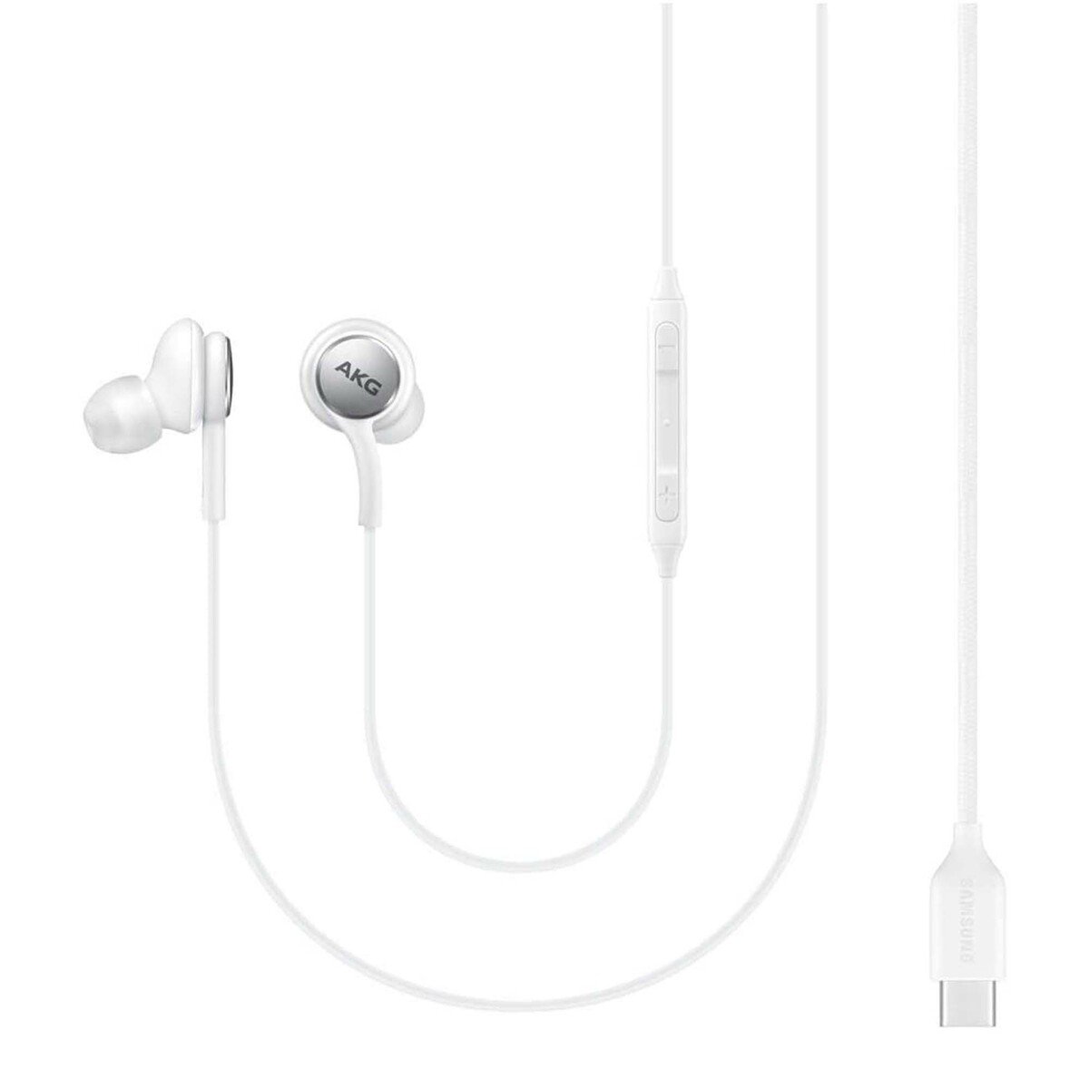 Samsung Stereo In-Ear Earphones Type-C EO-IC100 (White) Online at Best  Price | Mobile Hands Free | Lulu Kuwait