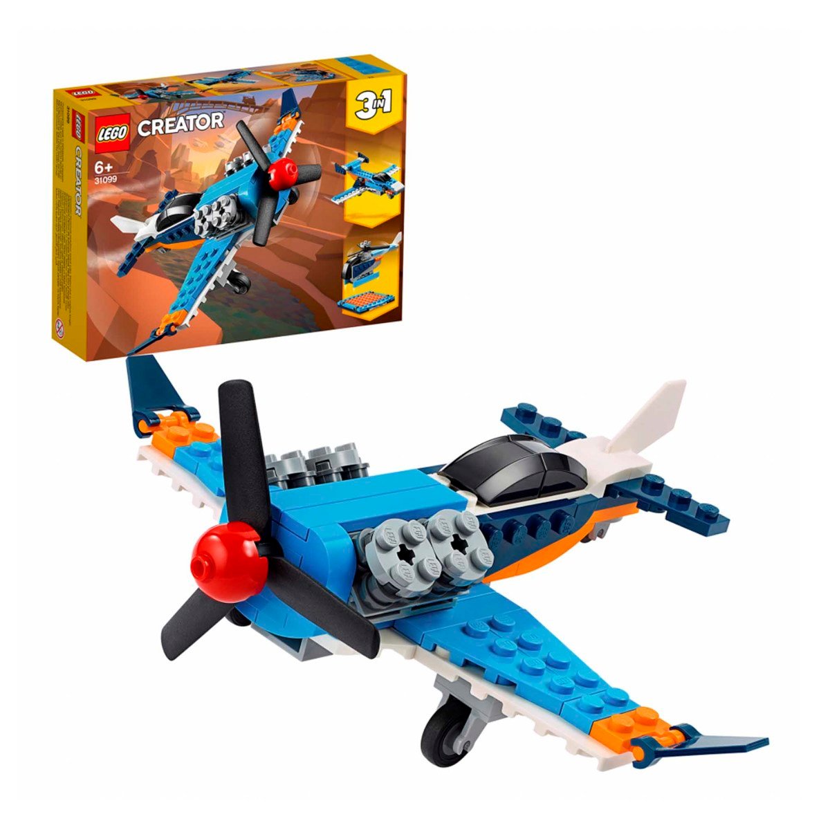 Lego Creator 3-in-1 Propeller Plane 31099