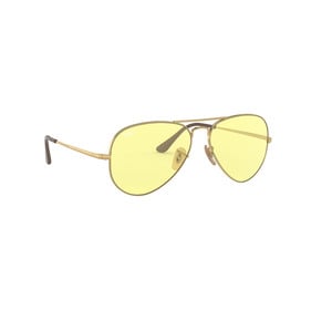 Rayban Sunglass 3689-001/T4 Aviator Gold