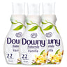 Downy Naturals Concentrate Fabric Softener Vanilla Scent 3 x 880 ml