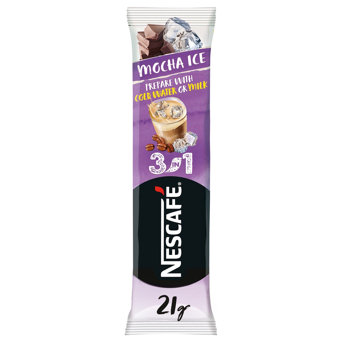 Nescafe 3in1 Mocha Ice Coffee Instant Mix Stick 10 x 21 g