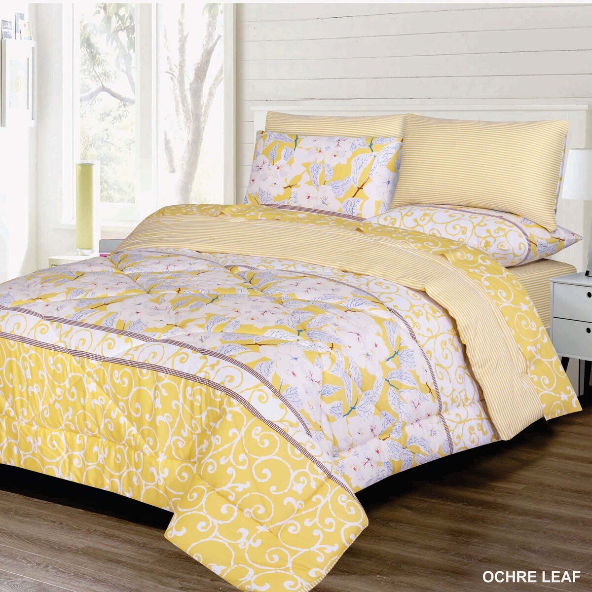 Maple Leaf Comforter Set Single 4pc 200 Thread Count Assorted Colors & Designs