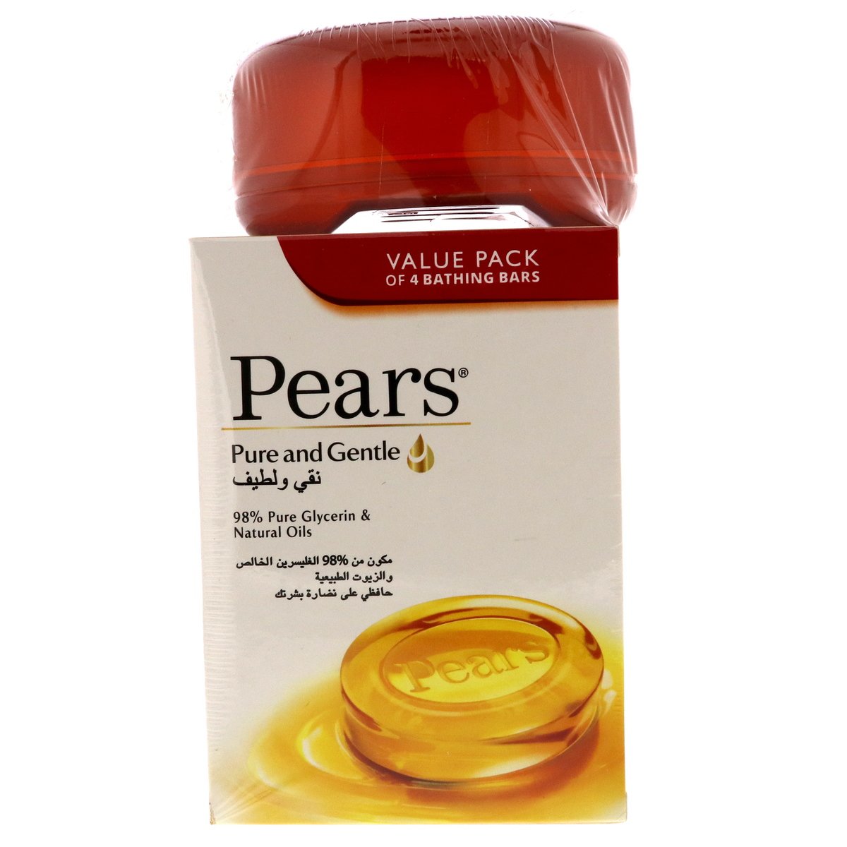 Pears Soap Pure & Gentle 4 x 125 g + Box