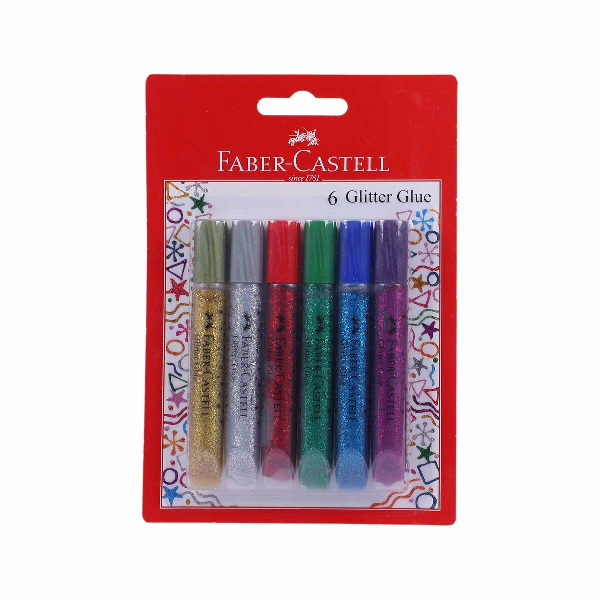 Faber Castell Glitter Glue 6s FCIN220106