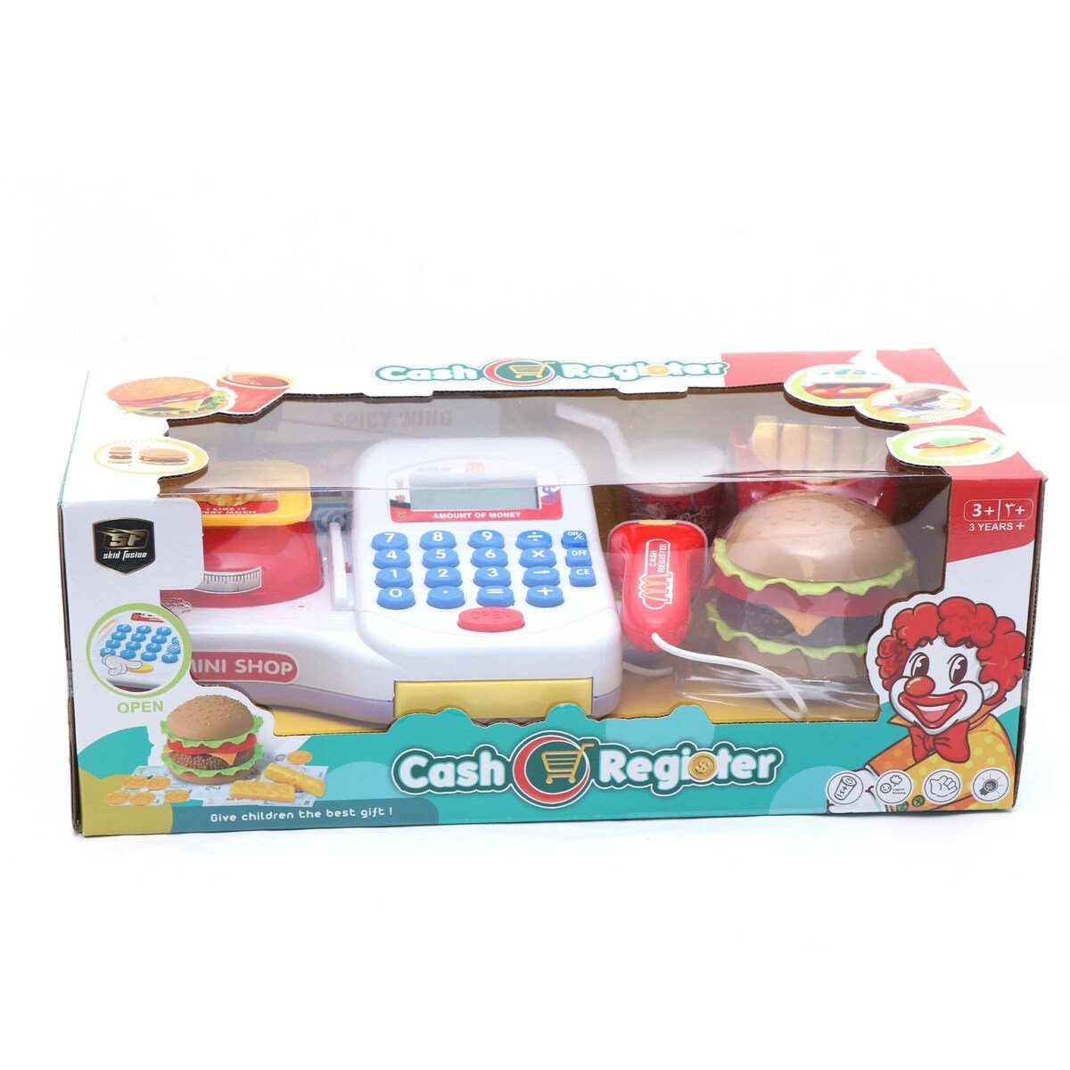 Skid Fusion Cash Register Play Set With Burger LS820A17