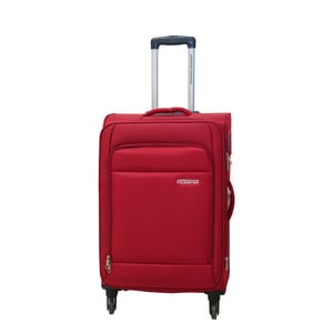 American Tourister Oakland 4 Wheel Soft Trolley, 68 cm, Red